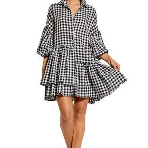 Bohemian Trader Winter Genoa Gingham Dress